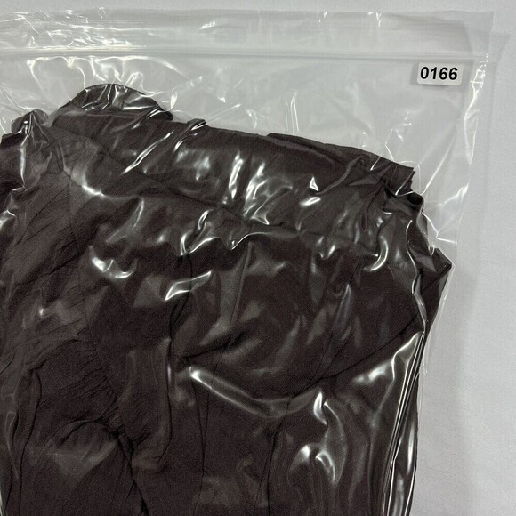 NWOT Wishlist Apparel Maxi Dress Off Shoulder Ruffle Dark Gray Brown‎ Size S - Picture 12 of 12